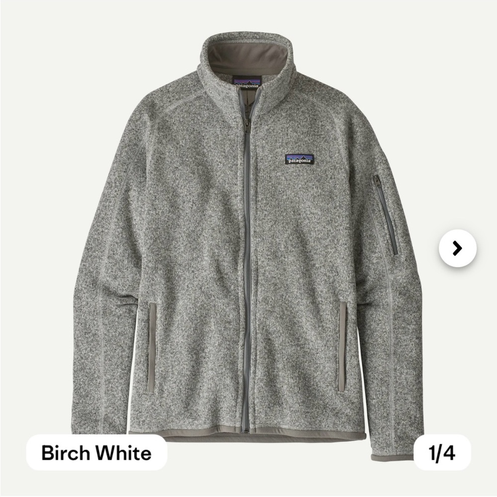 Patagonia Women's Better Sweater Fleece Jacket- size small